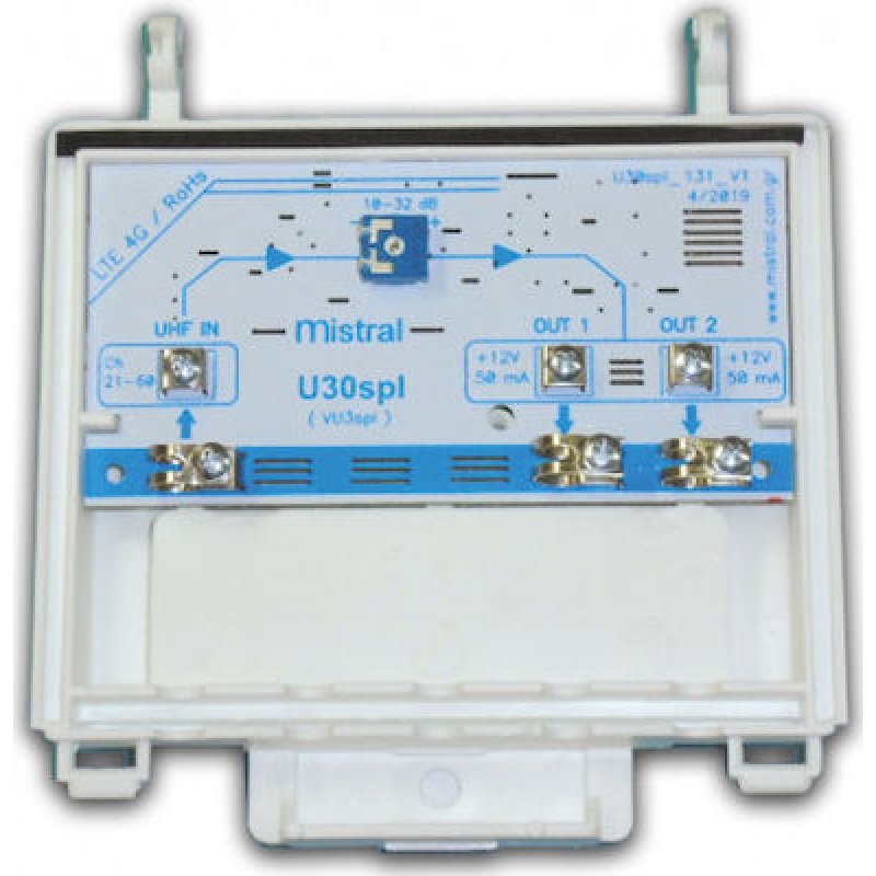 MISTRAL U30 SPL ΕΝΙΣΧΥΤΗΣ ΜΕ SPLIT ΙΣΤΟΥ 0000947 MISTRAL U30 SPL ΕΝΙΣΧΥΤΗΣ ΜΕ SPLIT ΙΣΤΟΥ 0000947