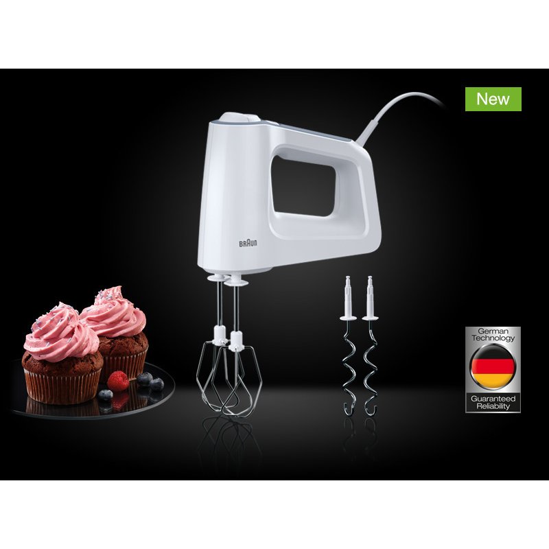 BRAUN HM3100WH Μίξερ Χειρός Λευκό 500W 0006306 BRAUN HM3100WH Μίξερ Χειρός Λευκό 500W 0006306