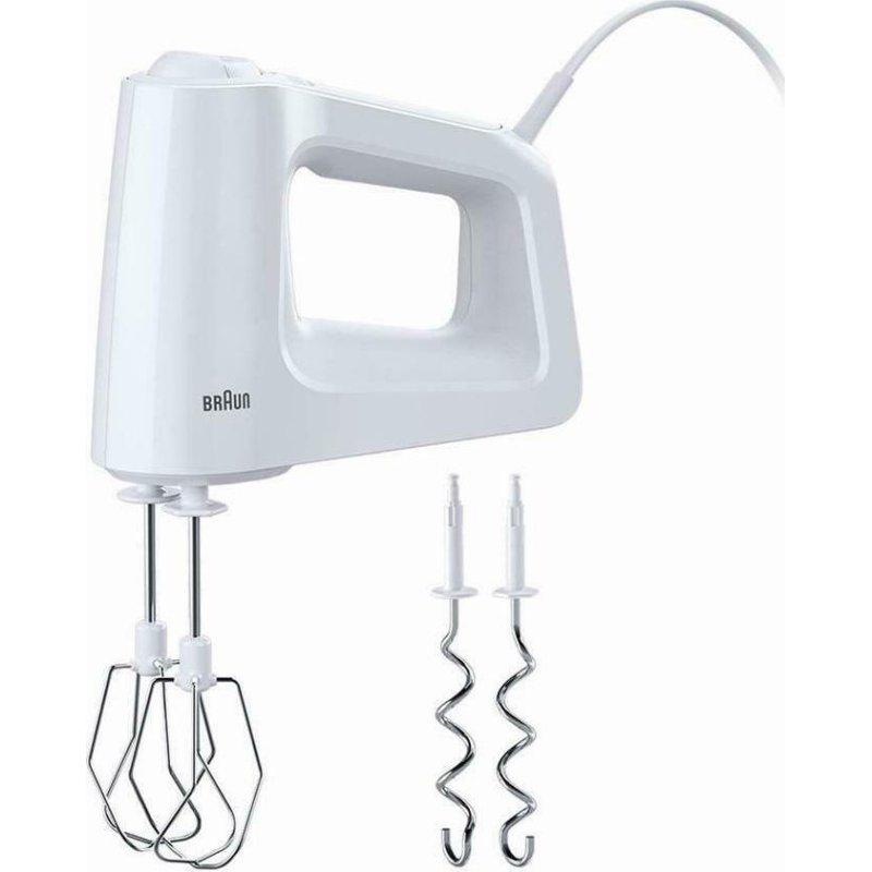 BRAUN HM3100WH Μίξερ Χειρός Λευκό 500W 0006306 BRAUN HM3100WH Μίξερ Χειρός Λευκό 500W 0006306