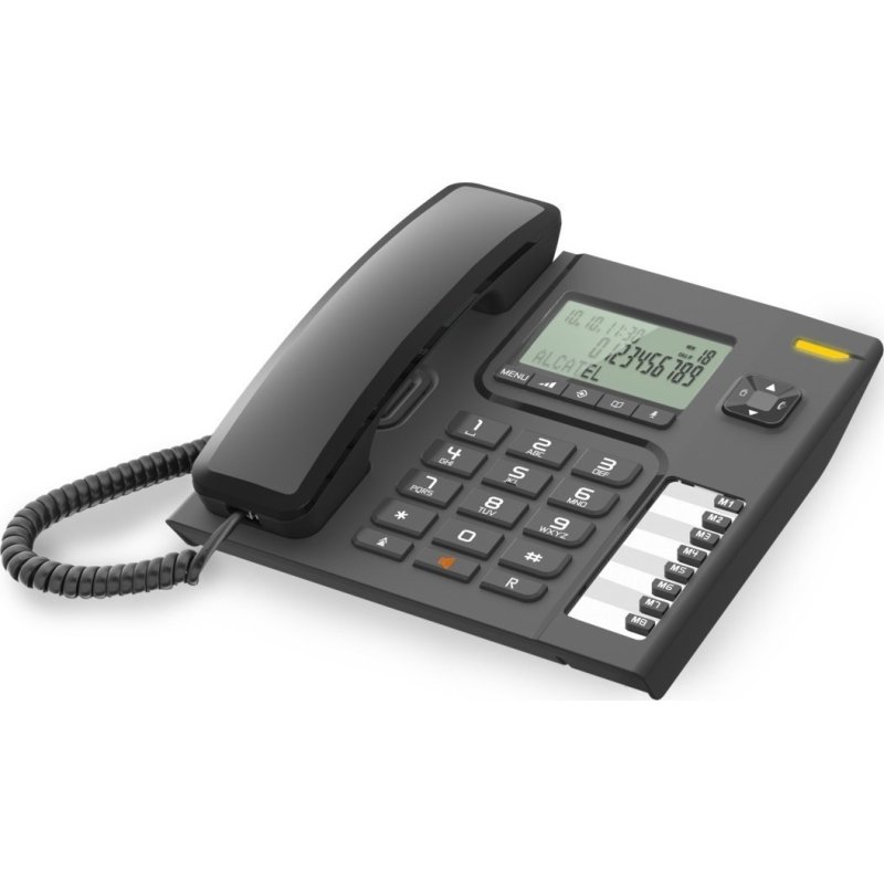 ALCATEL T76 Ενσύρματο Επιτραπέζιο Τηλέφωνο Μαύρο 0011025 ALCATEL T76 Ενσύρματο Επιτραπέζιο Τηλέφωνο Μαύρο 0011025
