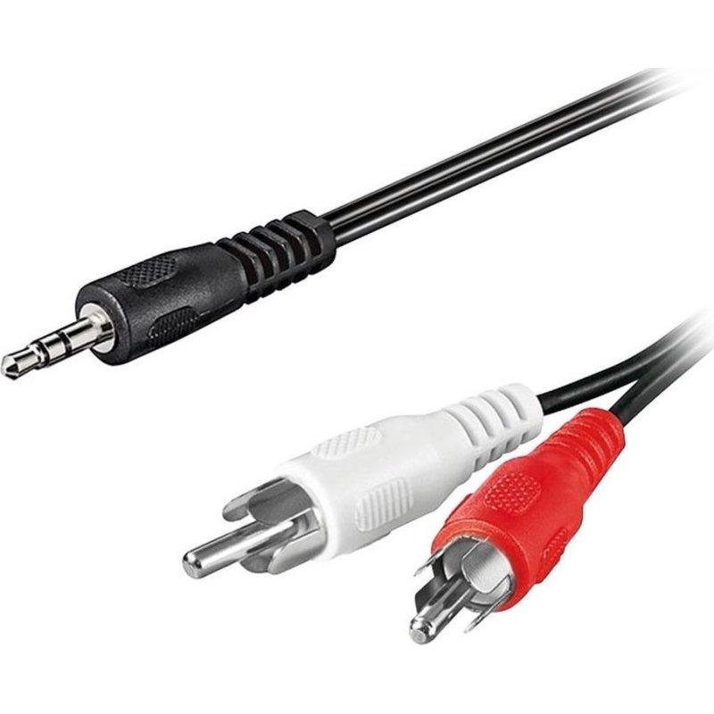 GOOBAY 51650 Καλώδιο 2x RCA αρσ. - 3,5mm Stereo αρσ, 3m 0018420 GOOBAY 51650 Καλώδιο 2x RCA αρσ. - 3,5mm Stereo αρσ, 3m 0018420