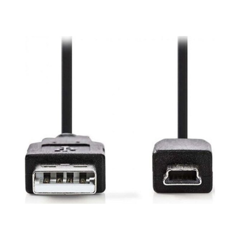 NEDIS CCGT60300BK20 Καλώδιο USB 2.0 A αρσ. - Mini 5-pin αρσ., 2m 0018984 NEDIS CCGT60300BK20 Καλώδιο USB 2.0 A αρσ. - Mini 5-pin αρσ., 2m 0018984