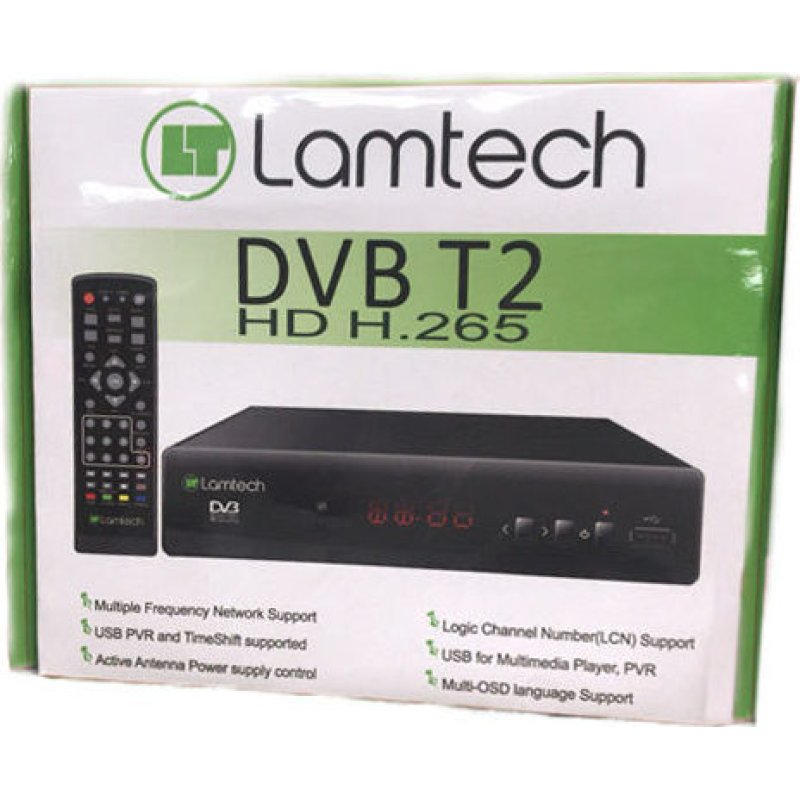LAMTECH LAM020915 DVB-T2 HD H.265 - ΑΠΟΚΩΔΙΚΟΠΟΙΗΤΗΣ MPEG4 0019565 LAMTECH LAM020915 DVB-T2 HD H.265 - ΑΠΟΚΩΔΙΚΟΠΟΙΗΤΗΣ MPEG4 0019565