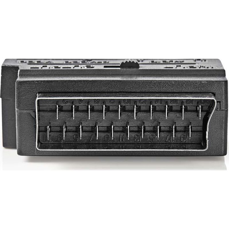 NEDIS CVGP31902BK Αντάπτορας Scart αρσ. - 3x RCA θηλ. + S-Video θηλ. 0020701 NEDIS CVGP31902BK Αντάπτορας Scart αρσ. - 3x RCA θηλ. + S-Video θηλ. 0020701