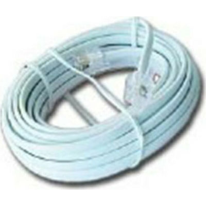 CABLEXPERT TC6P4C-7.5M Telephone Cord 6P4C 7.5 m 0021138 CABLEXPERT TC6P4C-7.5M Telephone Cord 6P4C 7.5 m 0021138