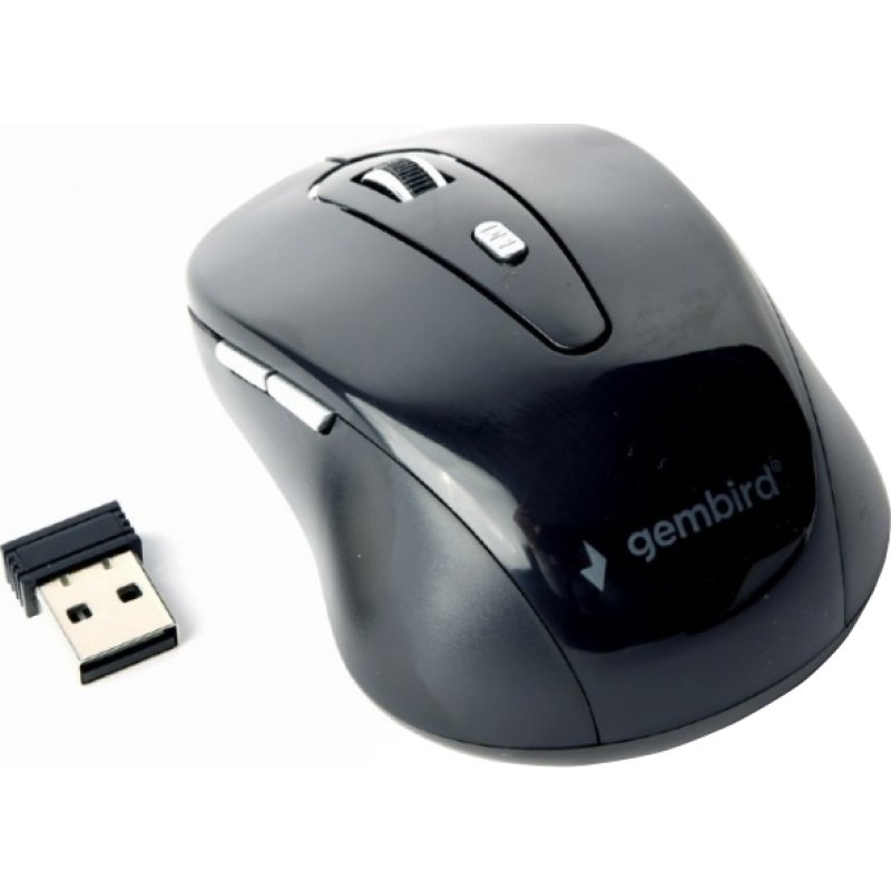 GEMBIRD MUSW-6B-01 Wireless Optical Mouse 6 Buttons Black 0021239 GEMBIRD MUSW-6B-01 Wireless Optical Mouse 6 Buttons Black 0021239