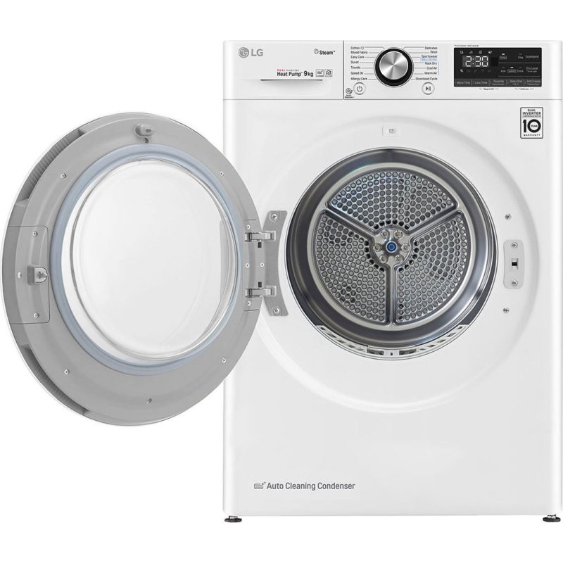 LG RC90V9AV2W Στεγνωτήριο Ρούχων 9kg - A+++ - (Υ x Π x Β): 85 x 60 x 69 cm 0021295 LG RC90V9AV2W Στεγνωτήριο Ρούχων 9kg - A+++ - (Υ x Π x Β): 85 x 60 x 69 cm 0021295