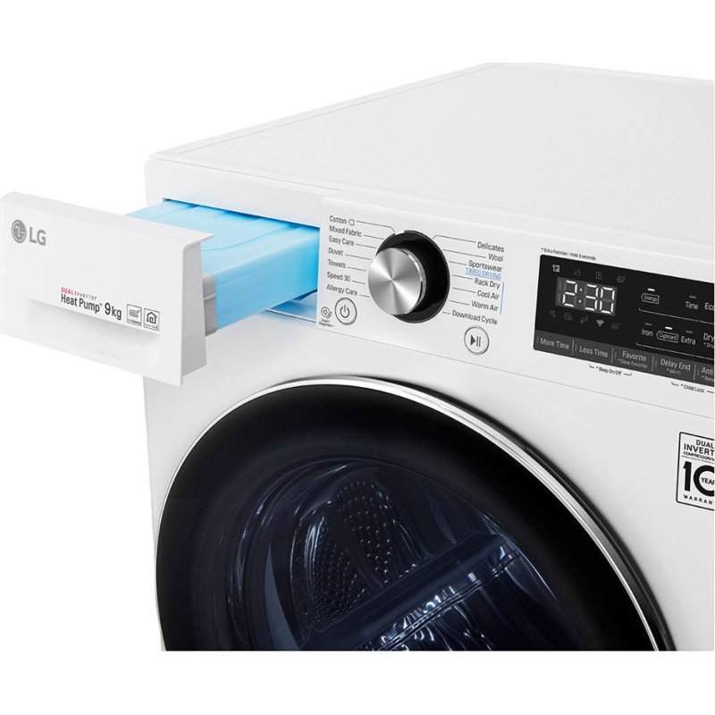 LG RC90V9AV2W Στεγνωτήριο Ρούχων 9kg - A+++ - (Υ x Π x Β): 85 x 60 x 69 cm 0021295 LG RC90V9AV2W Στεγνωτήριο Ρούχων 9kg - A+++ - (Υ x Π x Β): 85 x 60 x 69 cm 0021295