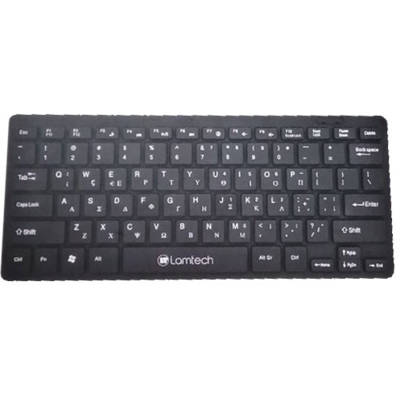 LAMTECH LAM021288 Mini Bluetooth Keyboard GR Layout 0021611 LAMTECH LAM021288 Mini Bluetooth Keyboard GR Layout 0021611