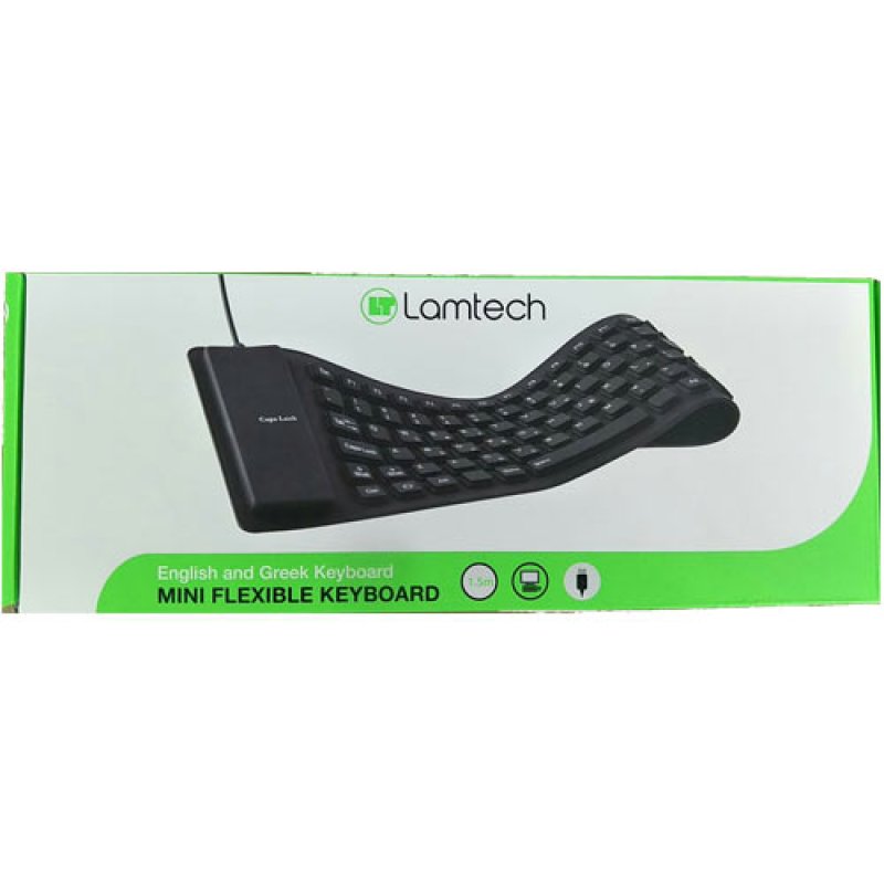 LAMTECH LAM021295 Flexible Keyboard GR Layout 0021612 LAMTECH LAM021295 Flexible Keyboard GR Layout 0021612