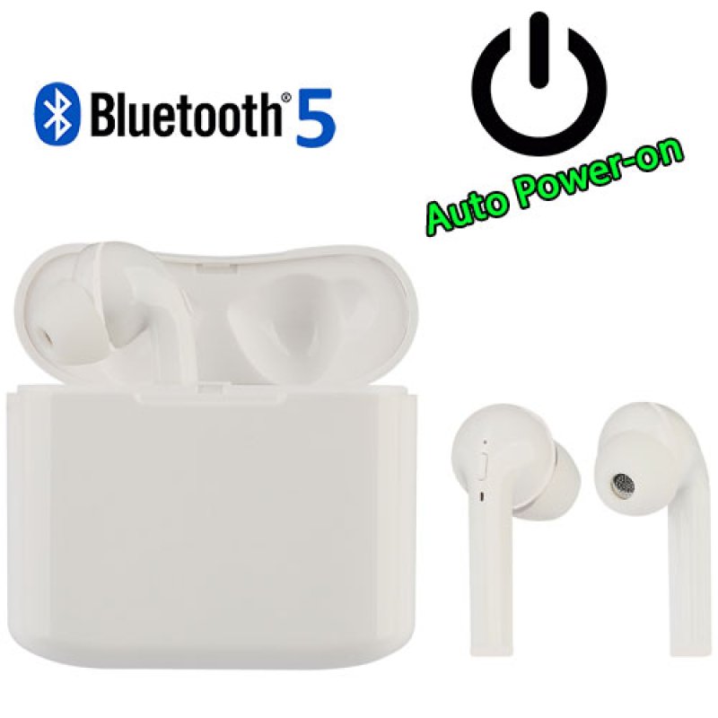 LAMTECH LAM020953 Bluetooth 5.0 TWS Earphones With Charging Dock 0021613 LAMTECH LAM020953 Bluetooth 5.0 TWS Earphones With Charging Dock 0021613