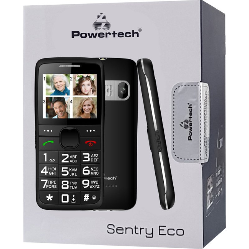 POWERTECH PTM-18 Κινητό Τηλέφωνο Sentry Eco , SOS Call, με Φακό, Μαύρο 0022952 POWERTECH PTM-18 Κινητό Τηλέφωνο Sentry Eco , SOS Call, με Φακό, Μαύρο 0022952