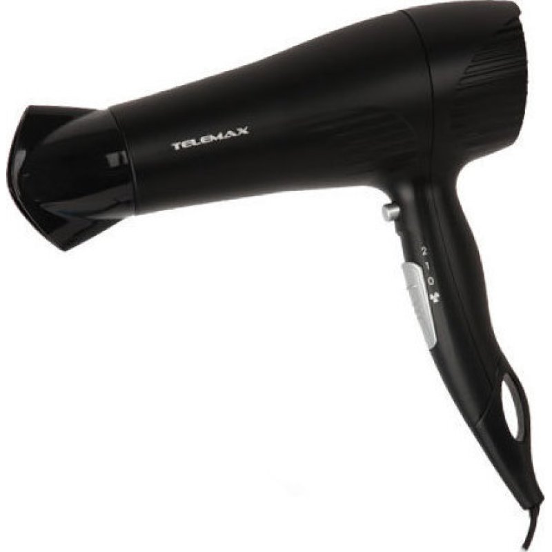 TELEMAX DW-1402 Σεσουάρ Μαλλιών 1800W Μαύρο 0023836 TELEMAX DW-1402 Σεσουάρ Μαλλιών 1800W Μαύρο 0023836