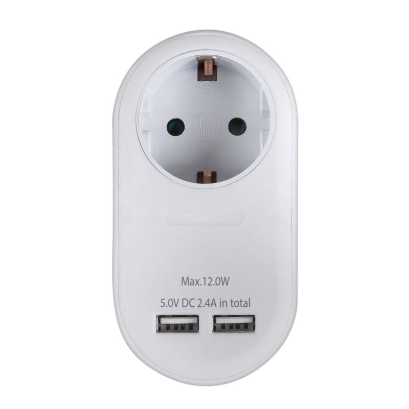 SONORA PAW100-2USB24 Ανταπτόρας Mε pass-through Και 2 Θ ύρες Φόρτισης USB (2.4Α). 0023852 SONORA PAW100-2USB24 Ανταπτόρας Mε pass-through Και 2 Θ ύρες Φόρτισης USB (2.4Α). 0023852