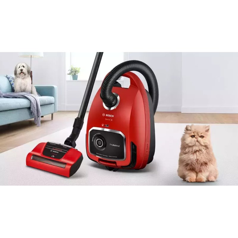 BOSCH BGL6PET1 Ηλεκτρική Σκούπα Με Σακούλα 700 W- 4lt Κόκκινο 0024019 BOSCH BGL6PET1 Ηλεκτρική Σκούπα Με Σακούλα 700 W- 4lt Κόκκινο 0024019