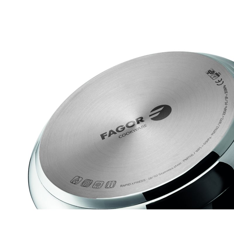 FAGOR 81OPFGRAP60 RAPID XPRESS 6lt Χύτρα 18/10 Ταχύτητος Super Fast 0024360 FAGOR 81OPFGRAP60 RAPID XPRESS 6lt Χύτρα 18/10 Ταχύτητος Super Fast 0024360