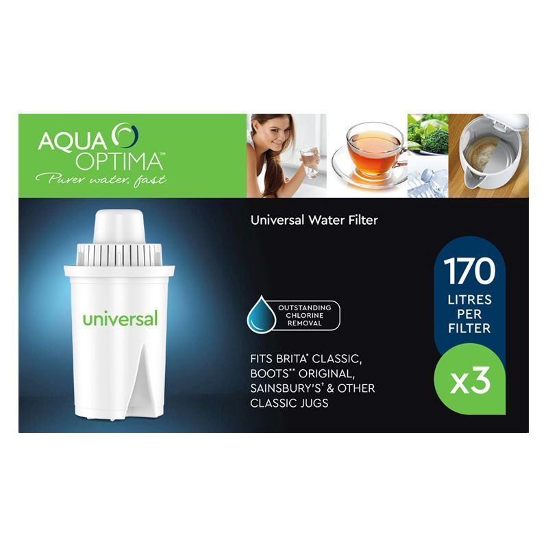 AQUA OPTIMA RUF316 Universal (Αντικαθιστά BRITA CLASSIC) Ανταλλακτικά Φίλτρα 3 τεμάχια 0024890 AQUA OPTIMA RUF316 Universal (Αντικαθιστά BRITA CLASSIC) Ανταλλακτικά Φίλτρα 3 τεμάχια 0024890