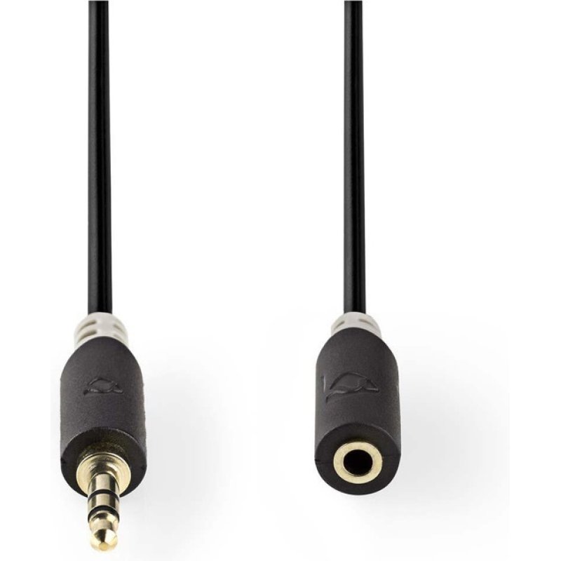 NEDIS CABW22050AT30 Καλώδιο προέκτασης ήχου 3,5mm Stereo αρσ. - 3,5mm Stereo θηλ. 3m 0024917 NEDIS CABW22050AT30 Καλώδιο προέκτασης ήχου 3,5mm Stereo αρσ. - 3,5mm Stereo θηλ. 3m 0024917