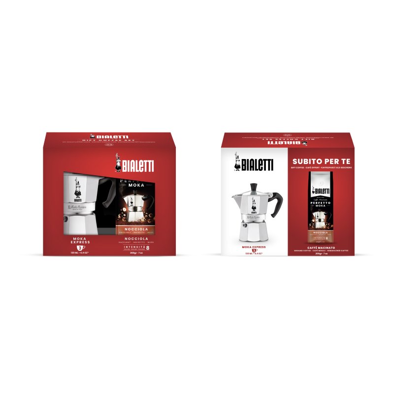 BIALETTI Moka Express 3 Μερίδων (Bialetti Perfetto Moka Hazelnut Στην Συσκευασία δεν περιλαμβάνεται ο καφές) 0025099 BIALETTI Moka Express 3 Μερίδων (Bialetti Perfetto Moka Hazelnut Στην Συσκευασία δεν περιλαμβάνεται ο καφές) 0025099