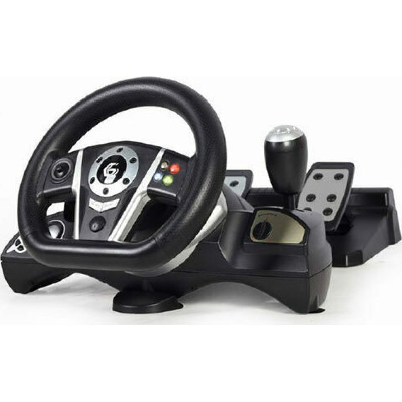 GEMBIRD STR-M-01 Vibration Racing Wheel Pedals PC/PS3/PS4/Switch ΤΙΜΟΝΙΕΡΑ 0025614 GEMBIRD STR-M-01 Vibration Racing Wheel Pedals PC/PS3/PS4/Switch ΤΙΜΟΝΙΕΡΑ 0025614