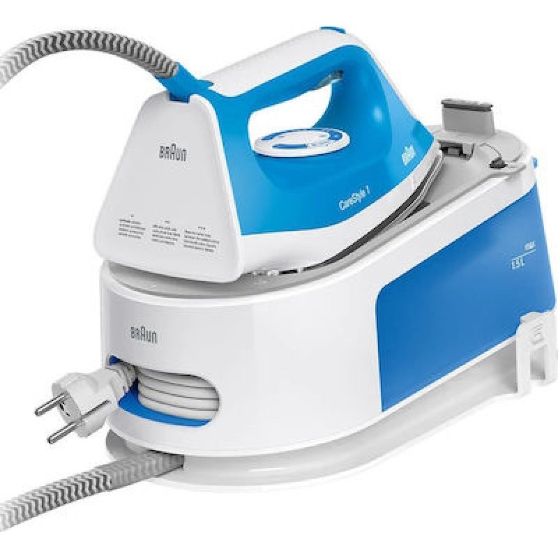 BRAUN IS1012BL Σύστημα Σιδερώματος 2400W 110gr/min 1500ml 5.5 bar Ατμού 340gr Βολή Ατμού 0025633 BRAUN IS1012BL Σύστημα Σιδερώματος 2400W 110gr/min 1500ml 5.5 bar Ατμού 340gr Βολή Ατμού 0025633