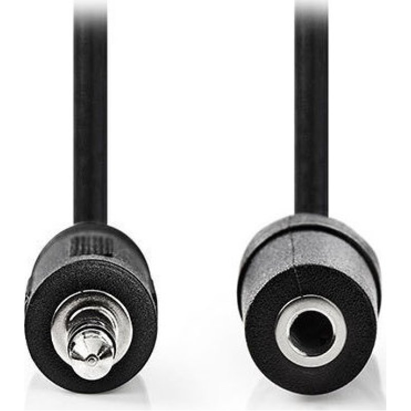 NEDIS CAGT22050BK50 Stereo Audio Cable 3.5 mm Male 3.5 mm Female 5.0 m Μαύρο 0025640 NEDIS CAGT22050BK50 Stereo Audio Cable 3.5 mm Male 3.5 mm Female 5.0 m Μαύρο 0025640