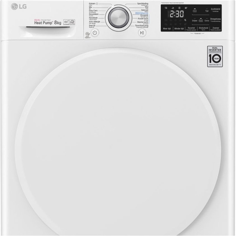 LG RC80U2AV0Q Στεγνωτήριο Ρούχων 8 KG Α+++ (Υ x Π x Β): 850 x 600 x 690 Λευκό 0025982 LG RC80U2AV0Q Στεγνωτήριο Ρούχων 8 KG Α+++ (Υ x Π x Β): 850 x 600 x 690 Λευκό 0025982