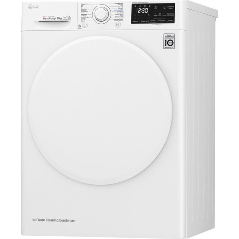 LG RC80U2AV0Q Στεγνωτήριο Ρούχων 8 KG Α+++ (Υ x Π x Β): 850 x 600 x 690 Λευκό 0025982 LG RC80U2AV0Q Στεγνωτήριο Ρούχων 8 KG Α+++ (Υ x Π x Β): 850 x 600 x 690 Λευκό 0025982