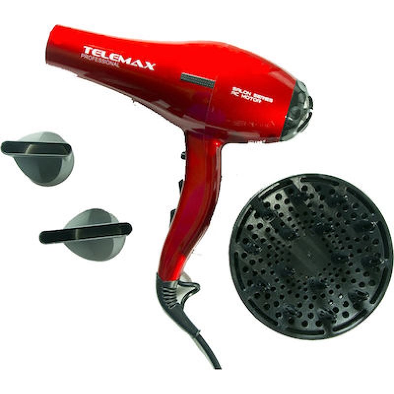 TELEMAX FK-8813 Σεσουάρ μαλλιών 2200W Κόκκινο 0026171 TELEMAX FK-8813 Σεσουάρ μαλλιών 2200W Κόκκινο 0026171