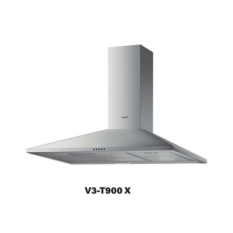 CAMPANA-CATA V3-T900X Απορροφητήρας 320M3 / H Inox C 90cm 0026220 CAMPANA-CATA V3-T900X Απορροφητήρας 320M3 / H Inox C 90cm 0026220