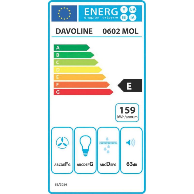 DAVOLINE OLYMPIA 270 Απορροφητήρας Ελεύθερος Lux 2M/1 (Υ x Π x Β): 13 x 70 x 48.7 Λευκό 0026429 DAVOLINE OLYMPIA 270 Απορροφητήρας Ελεύθερος Lux 2M/1 (Υ x Π x Β): 13 x 70 x 48.7 Λευκό 0026429