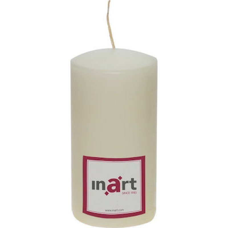 INART 3-80-474-0014 Διακοσμητικό Κερί Εκρού Παραφίνης 7x14cm 0026603 INART 3-80-474-0014 Διακοσμητικό Κερί Εκρού Παραφίνης 7x14cm 0026603