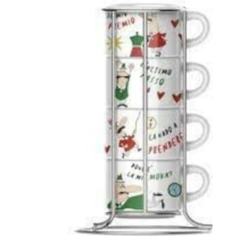 BIALETTI TAZZ203 Σετ 4 κούπες Cappuccino 0026915 BIALETTI TAZZ203 Σετ 4 κούπες Cappuccino 0026915