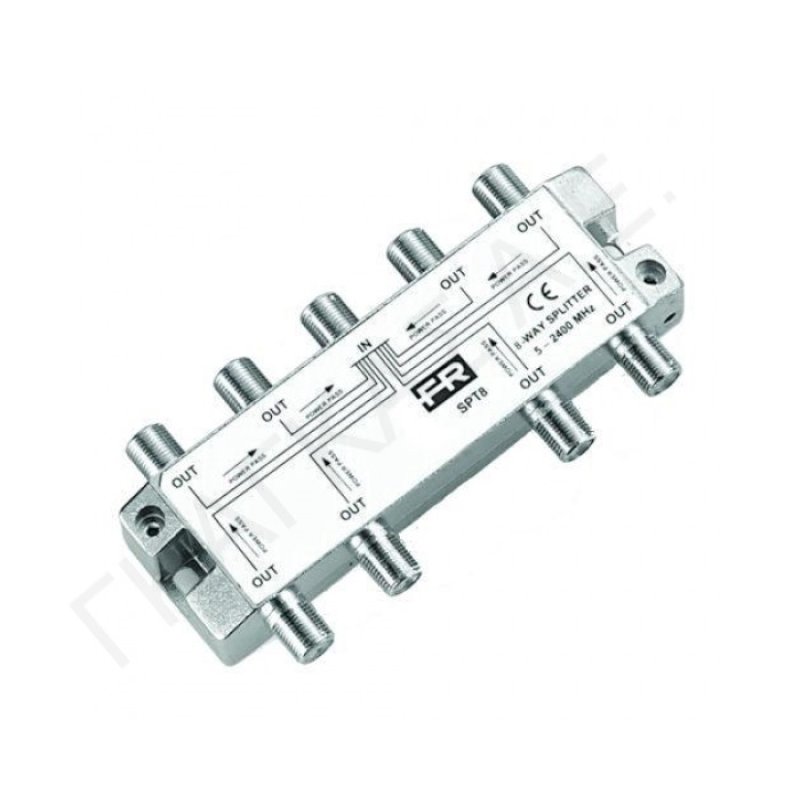 FRACARRO SPT8/SPTR8 Διακλαδωτής TV-SAT 8WAY 0027602 FRACARRO SPT8/SPTR8 Διακλαδωτής TV-SAT 8WAY 0027602