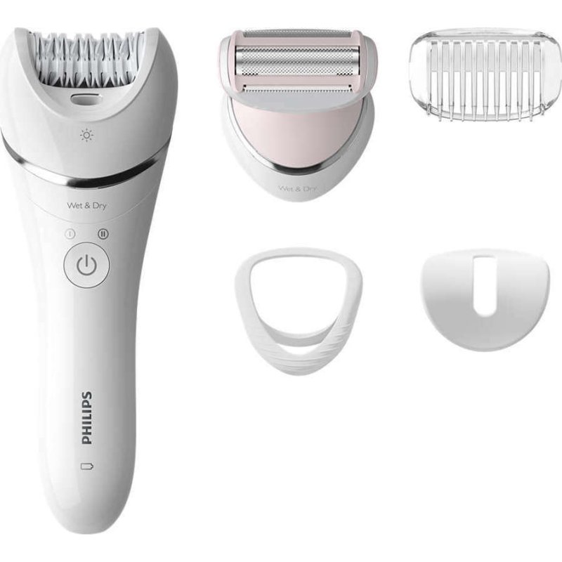 PHILIPS BRE710/00 Wet & Dry Epilator Series 8000 Επαναφορτιζόμενη Αποτριχωτική Μηχανή 0027679 PHILIPS BRE710/00 Wet & Dry Epilator Series 8000 Επαναφορτιζόμενη Αποτριχωτική Μηχανή 0027679