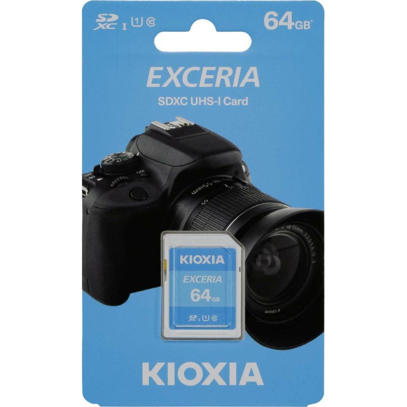 KIOXIA LNEX1L064GG4 SD EXCERIA 64GB UHS I 100MBs 0027741 KIOXIA LNEX1L064GG4 SD EXCERIA 64GB UHS I 100MBs 0027741