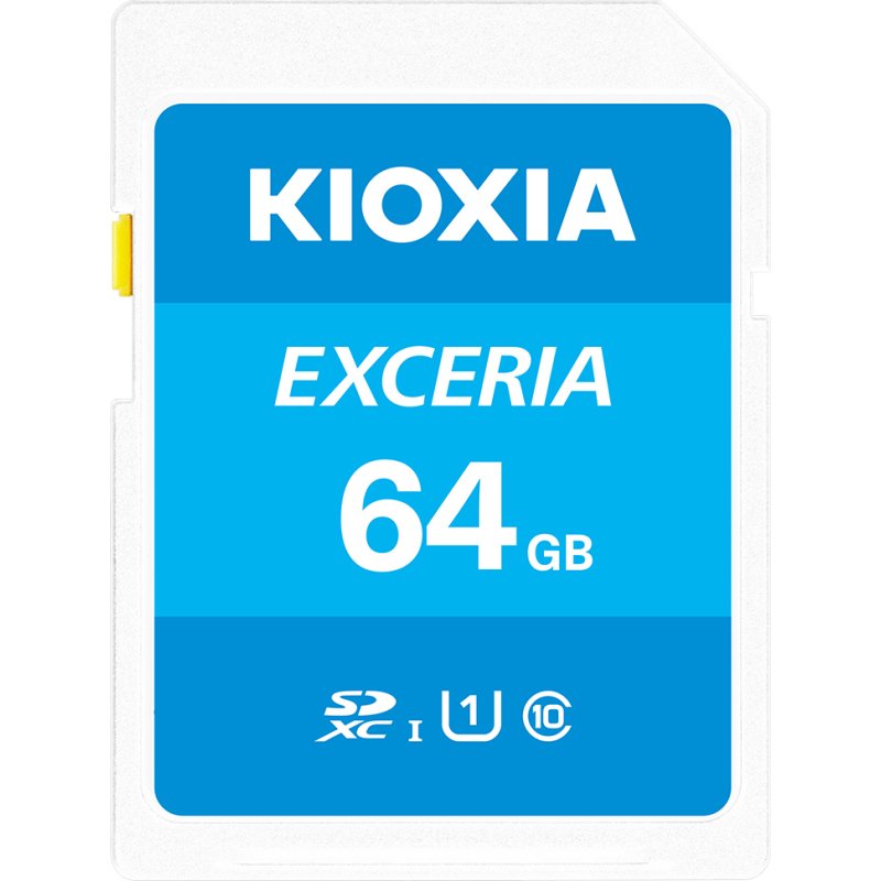 KIOXIA LNEX1L064GG4 SD EXCERIA 64GB UHS I 100MBs 0027741 KIOXIA LNEX1L064GG4 SD EXCERIA 64GB UHS I 100MBs 0027741