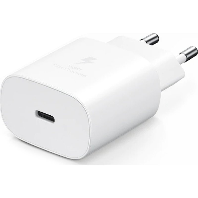 SAMSUNG EP-TA800NWEGEU WALL CHARGER USB-C 25W WHITE 0027824 SAMSUNG EP-TA800NWEGEU WALL CHARGER USB-C 25W WHITE 0027824
