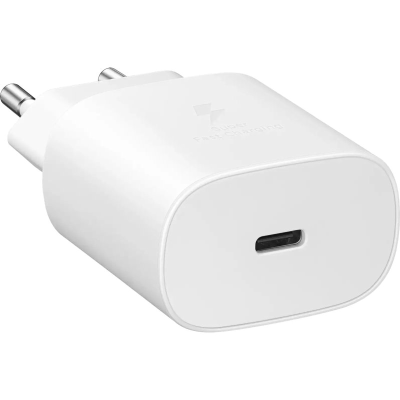 SAMSUNG EP-TA800NWEGEU WALL CHARGER USB-C 25W WHITE 0027824 SAMSUNG EP-TA800NWEGEU WALL CHARGER USB-C 25W WHITE 0027824