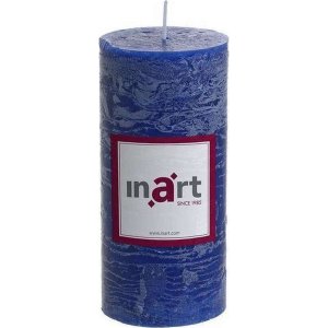 INART 3-80-658-0103 Αρωματικό Κερί Παραφίνης Μπλέ 7χ7χ15 0027947