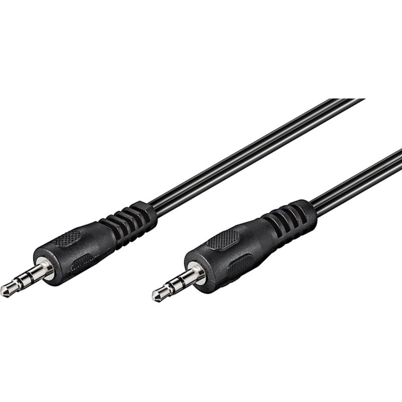 GOOBAY 50449 Καλώδιο Ήχου 3.5mm 50449, 3 Pin Stereo, 2.5m, Mαύρο 0028023 GOOBAY 50449 Καλώδιο Ήχου 3.5mm 50449, 3 Pin Stereo, 2.5m, Mαύρο 0028023