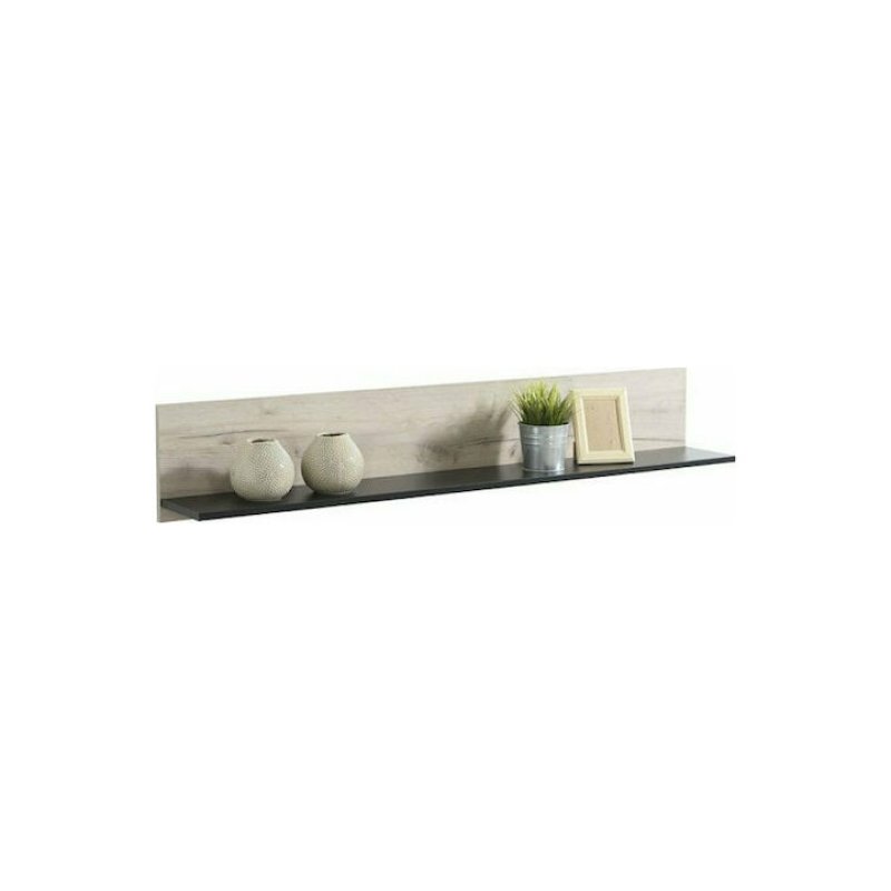 FORMA IDEALE 11008866 Ράφι Τοίχου Umbria Grey Oak Μαυρό 138χ19.5χ24 0028147 FORMA IDEALE 11008866 Ράφι Τοίχου Umbria Grey Oak Μαυρό 138χ19.5χ24 0028147