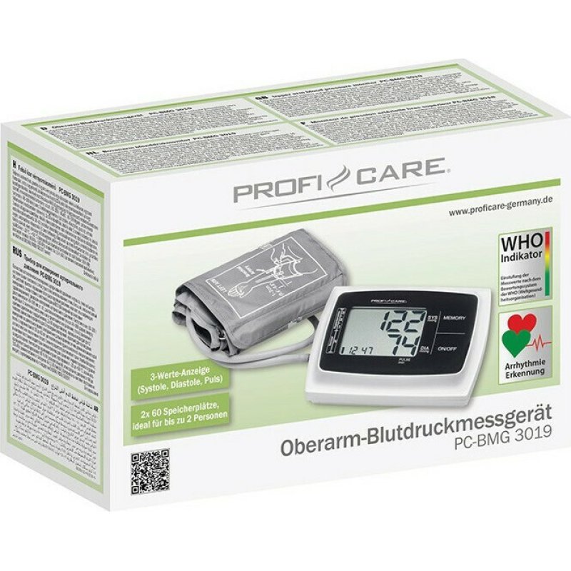 PROFI CARE PC-BMG 3019 Ηλεκτρονικό Πιεσόμετρο Μπράτσου 0028195 PROFI CARE PC-BMG 3019 Ηλεκτρονικό Πιεσόμετρο Μπράτσου 0028195