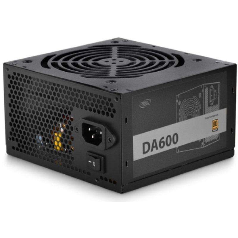 DEEPCOOL DA600 Τροφοδοτικό Η/Υ 600W με πιστοποίηση 80 PLUS BRONZE και ενεργό PFC, Μαύρο 0028475 DEEPCOOL DA600 Τροφοδοτικό Η/Υ 600W με πιστοποίηση 80 PLUS BRONZE και ενεργό PFC, Μαύρο 0028475