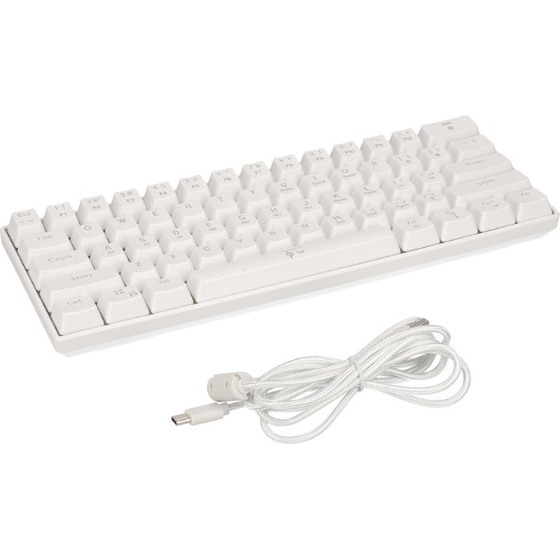 LGP LGP022186 PLUTO RGB MECHANICAL GAMING KEYBOARD BLUE SWITCH WHITE WITH TYPE-C PORT 0029324 LGP LGP022186 PLUTO RGB MECHANICAL GAMING KEYBOARD BLUE SWITCH WHITE WITH TYPE-C PORT 0029324