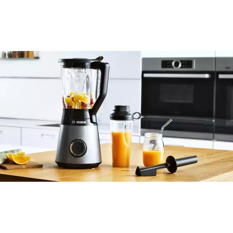BOSCH MMB6174S Μπλέντερ για Smoothies με Γυάλινη Κανάτα 1,5Lt 1200Watt Γκρι 0029355 BOSCH MMB6174S Μπλέντερ για Smoothies με Γυάλινη Κανάτα 1,5Lt 1200Watt Γκρι 0029355