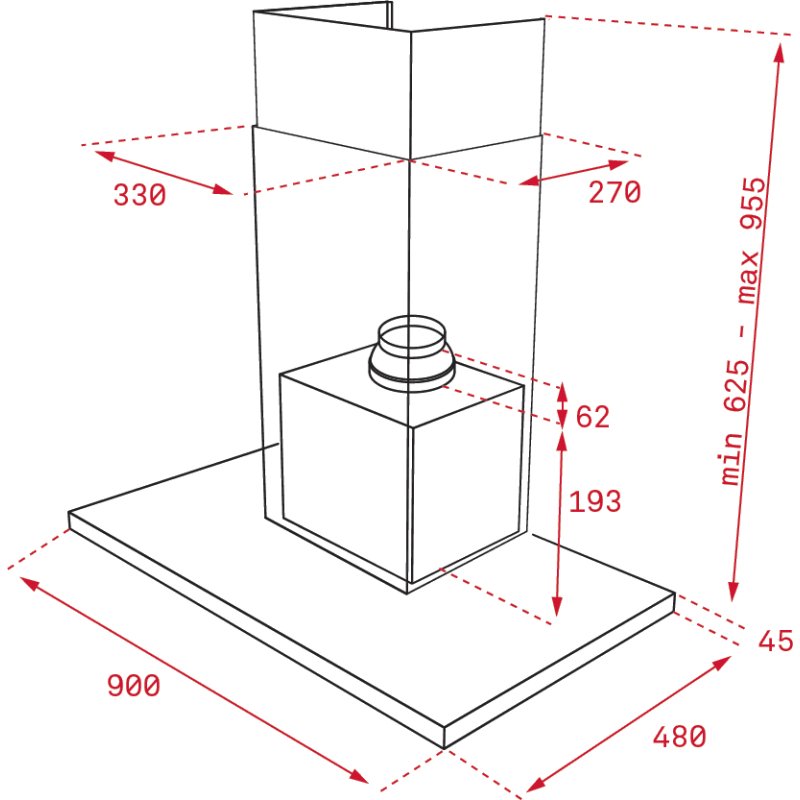 TEKA DSH 685 Απορροφητήρας Καμινάδα 60cm Inox 0029590 TEKA DSH 685 Απορροφητήρας Καμινάδα 60cm Inox 0029590
