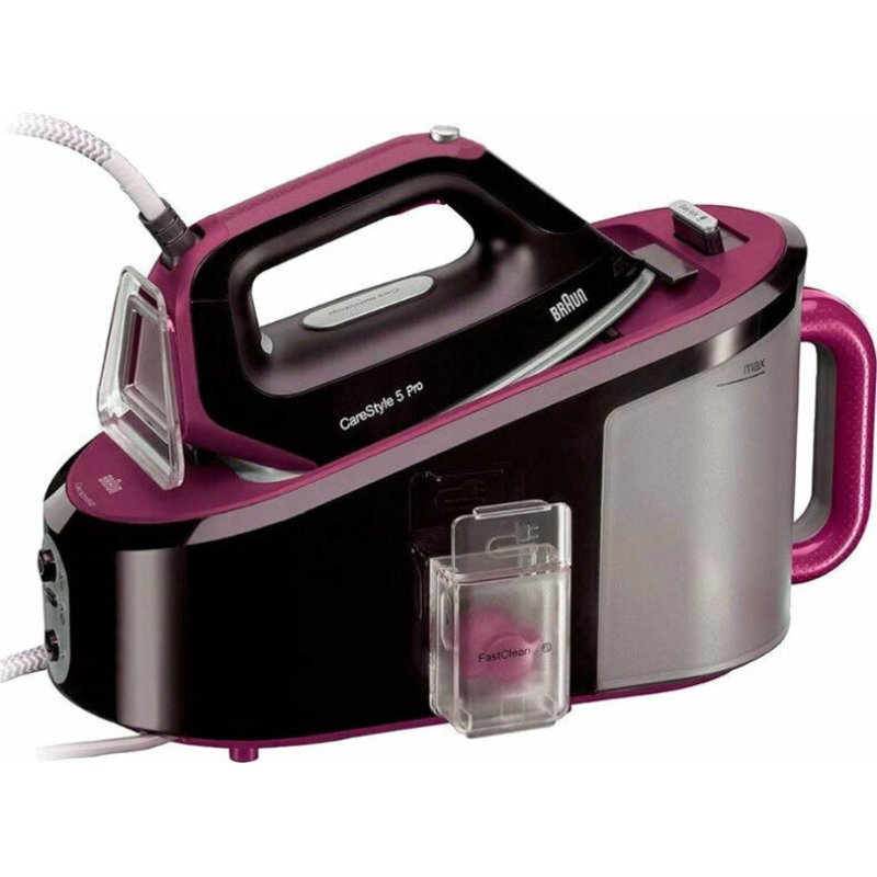 BRAUN IS5155BK Σύστημα Σιδερώματος 2400W 125gr/min 2000ml 7.5 bar Ατμού 480gr Βολή Ατμού 0029620 BRAUN IS5155BK Σύστημα Σιδερώματος 2400W 125gr/min 2000ml 7.5 bar Ατμού 480gr Βολή Ατμού 0029620