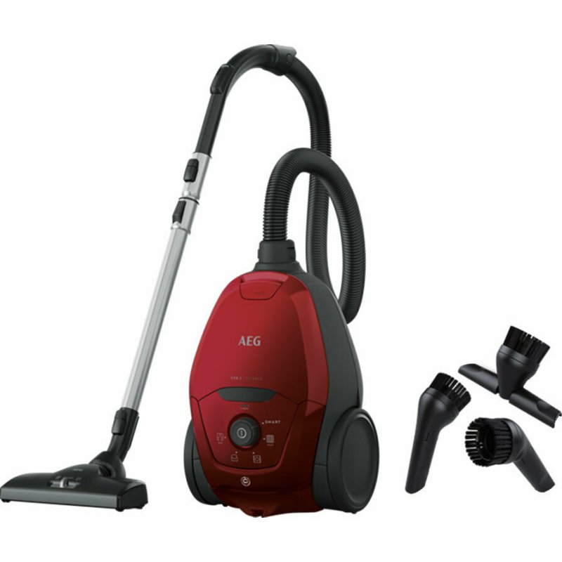 AEG VX82-1-2CR Ηλεκτρική Σκούπα 600W με Σακούλα 3.5lt Κόκκινο 0030047 AEG VX82-1-2CR Ηλεκτρική Σκούπα 600W με Σακούλα 3.5lt Κόκκινο 0030047
