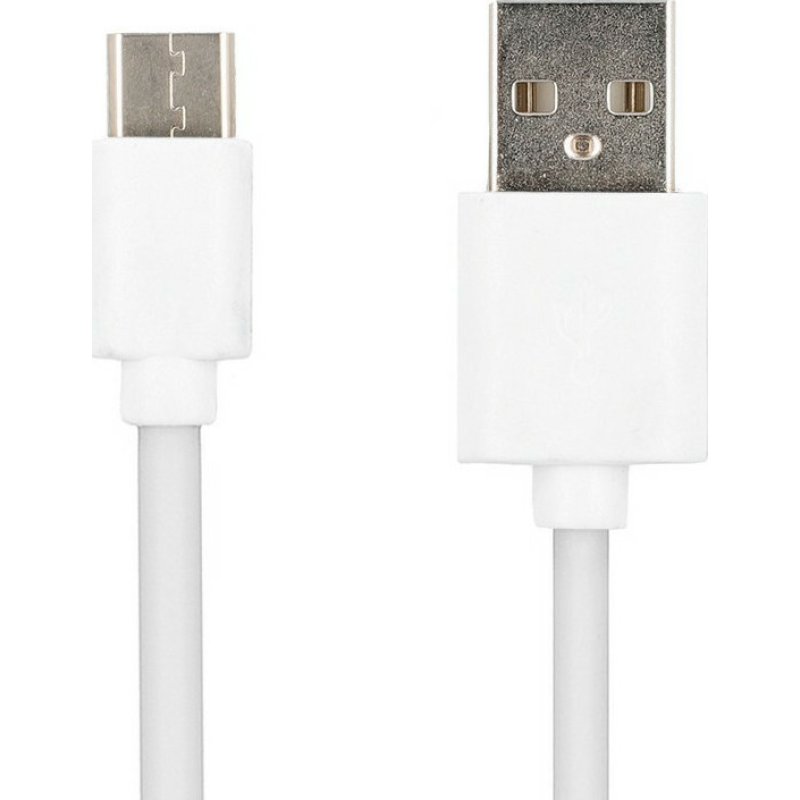 LAMTECH LAM021998 QUICK CHARGER USB3.0 18W WITH TYPE-C CABLE 1M WHITE 0030076 LAMTECH LAM021998 QUICK CHARGER USB3.0 18W WITH TYPE-C CABLE 1M WHITE 0030076